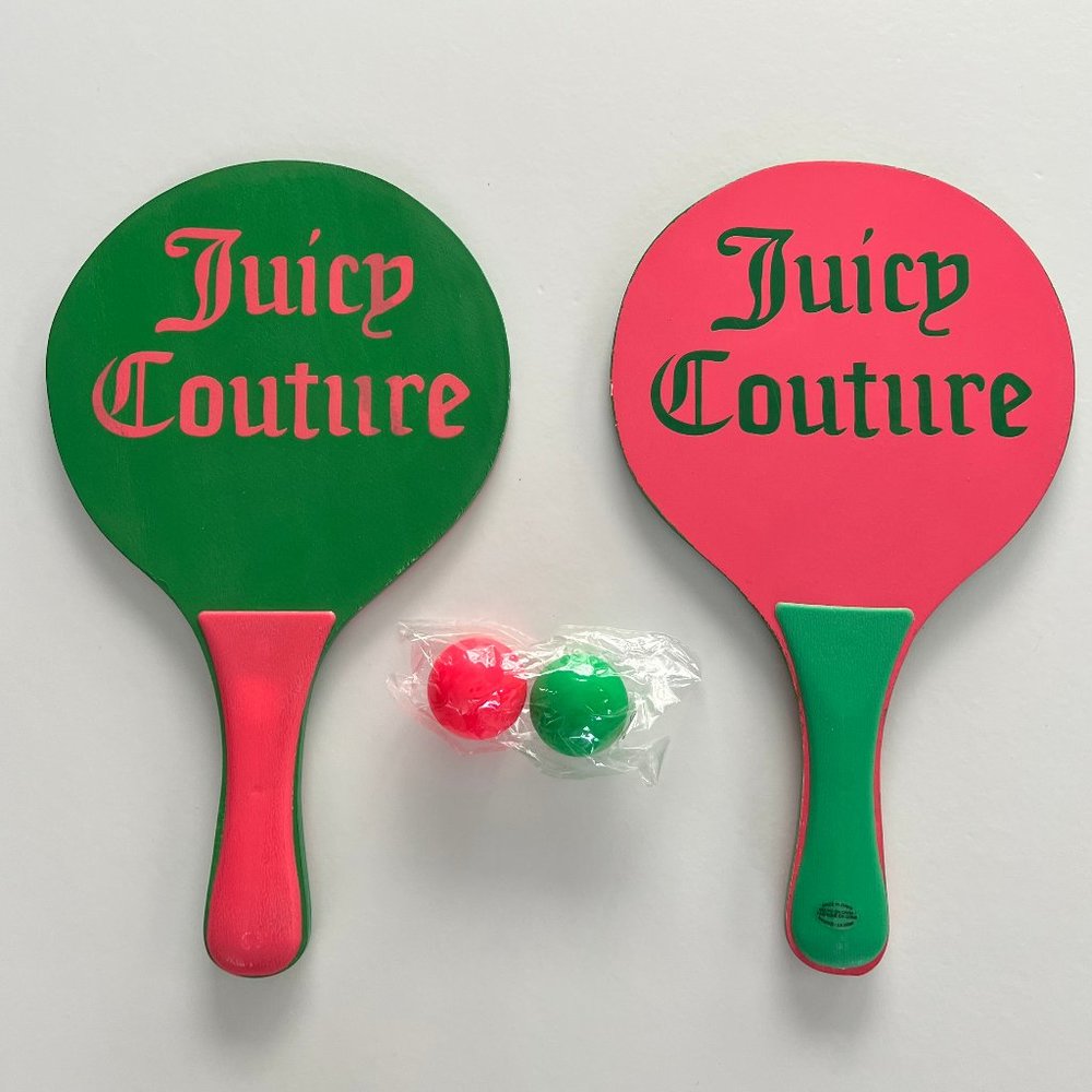 Juicy Couture Ping Pong Paddle & Ball set - Brand New with tags